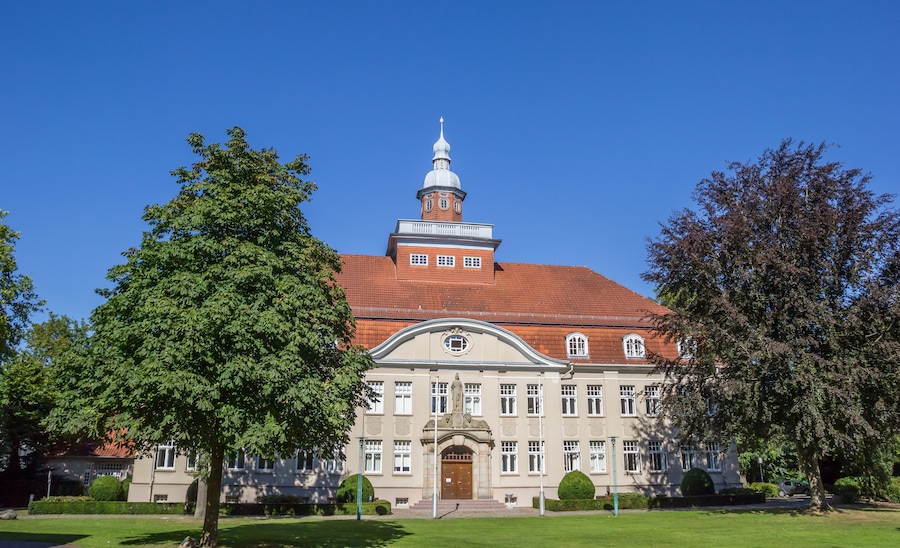 Amtsgericht in the city park in Cloppenburg