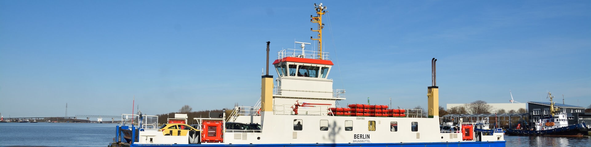 Impressionen einer Überfahrt auf der Fähre in Brunsbüttel Fähre "Berlin"