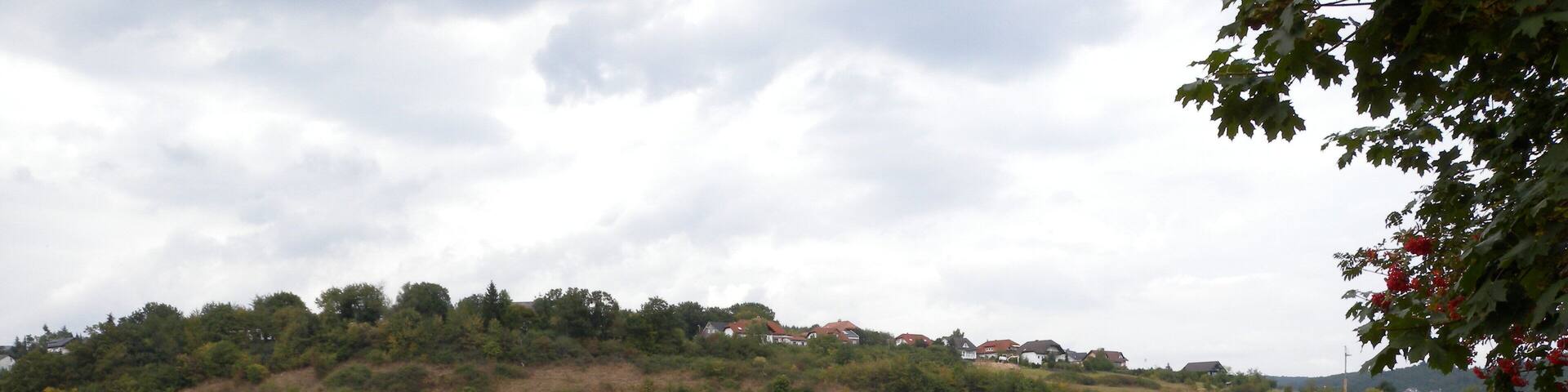 Aartalsperre, Damm, luftseitige Ansicht; Bischoffen