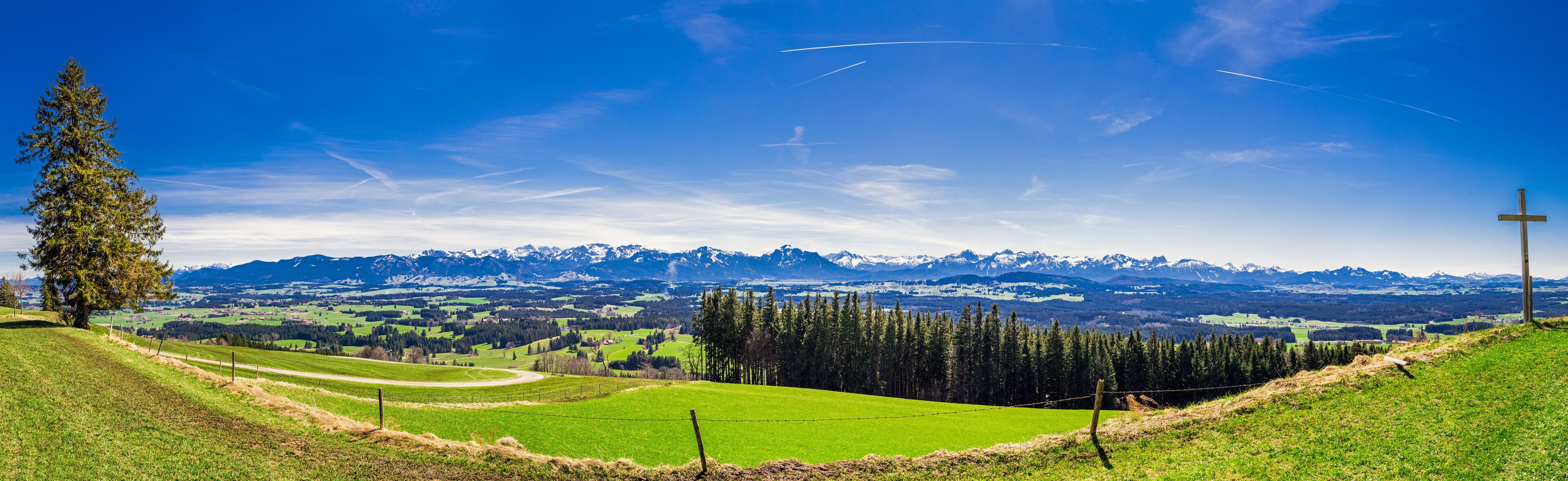 Bergpanorama in Bayern (Allgäu)