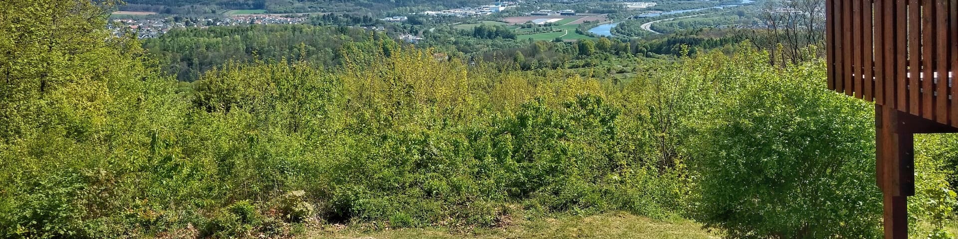 Ausblick am Wanderweg Saarblicke