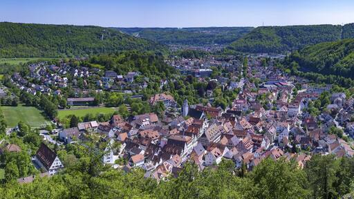 Blaubeuren, Swabian Alb, Baden-Wuerttemberg, Germany