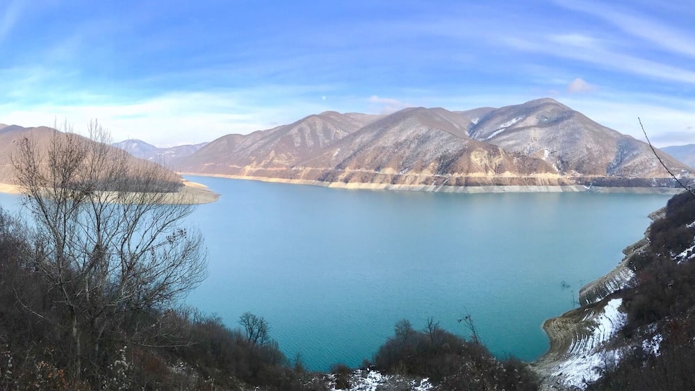 Zhinvali water resevoir is located on your way from Tbilisi via Georgian Military highway
#Georgia #Zhinvali