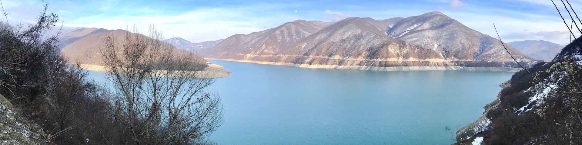 Zhinvali water resevoir is located on your way from Tbilisi via Georgian Military highway
#Georgia #Zhinvali