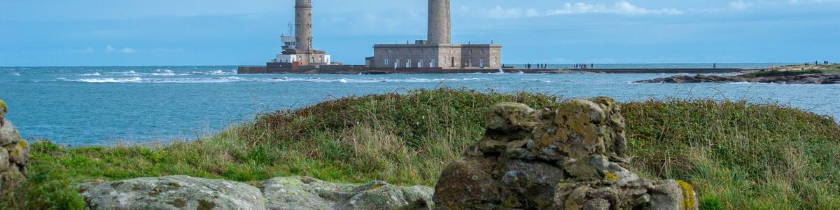 Ballade dans les phares de La Hague, Cotentin, peu de temps avant la tempête Ciaran, en Normandie, France