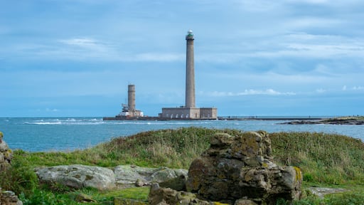 Ballade dans les phares de La Hague, Cotentin, peu de temps avant la tempête Ciaran, en Normandie, France