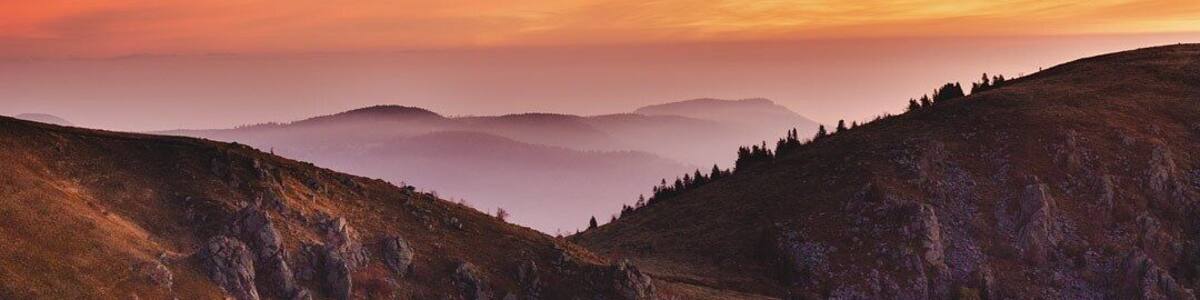 Go visit the summit of the Hohneck in autumn and you get amazing sunrises and sunsets!