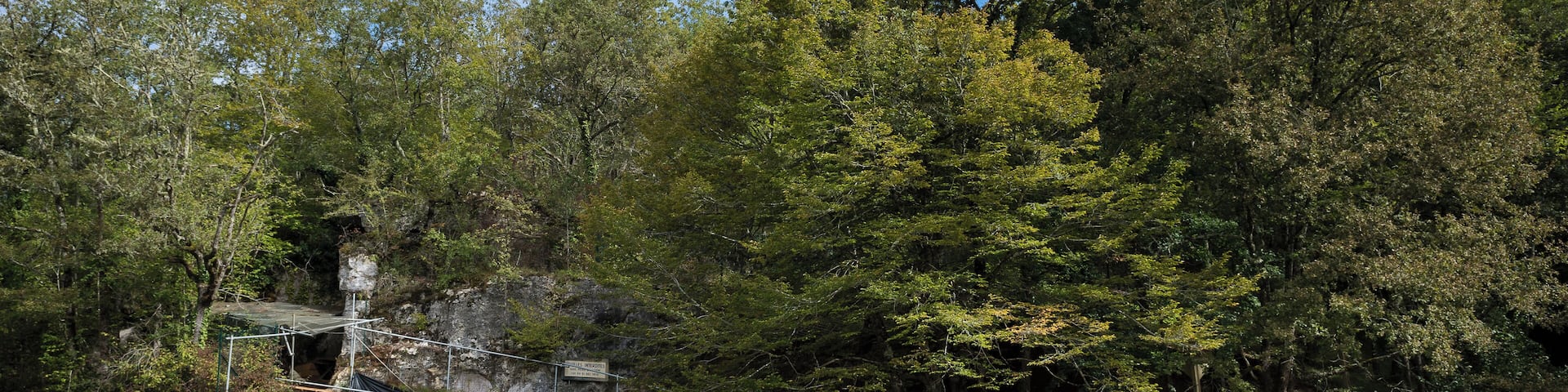 Die Fundstelle La Ferrassie bei Le Bugue in Frankreich.