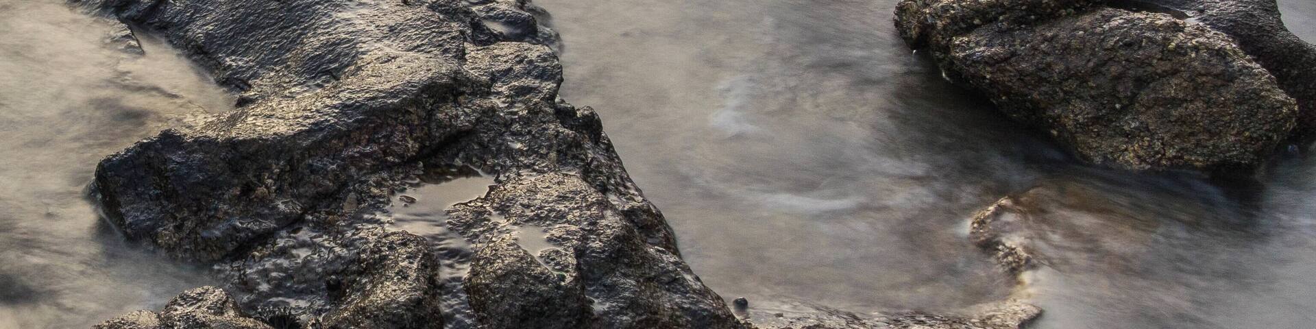 On a gloomy evening.