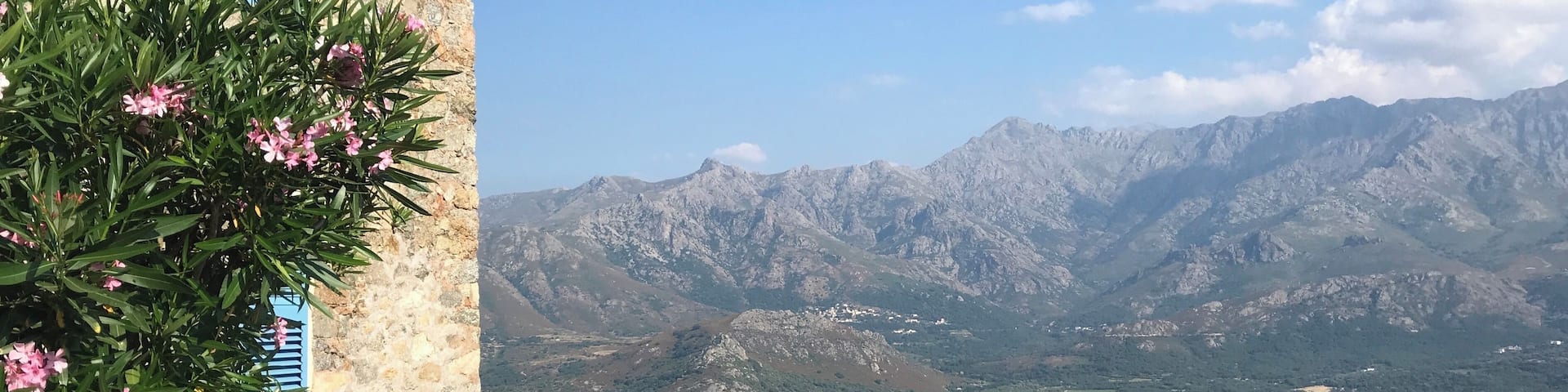 Beautiful authentic village in mountains