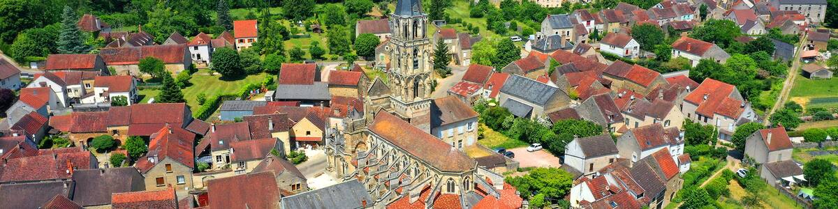 Gothic church of the Virgin Mary of Saint-Père built during the 13th to 15th centuries. It is a commune in the Yonne department of Burgundy, Morvan National Park, southeast of the Vézelay.