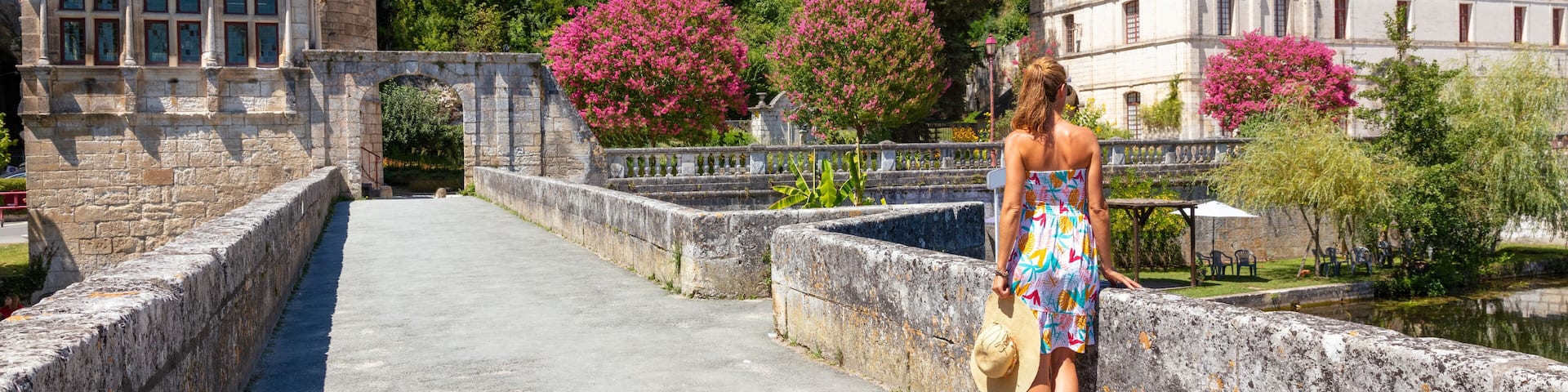 Brantome in France- Dordogne, Perigord Vert
