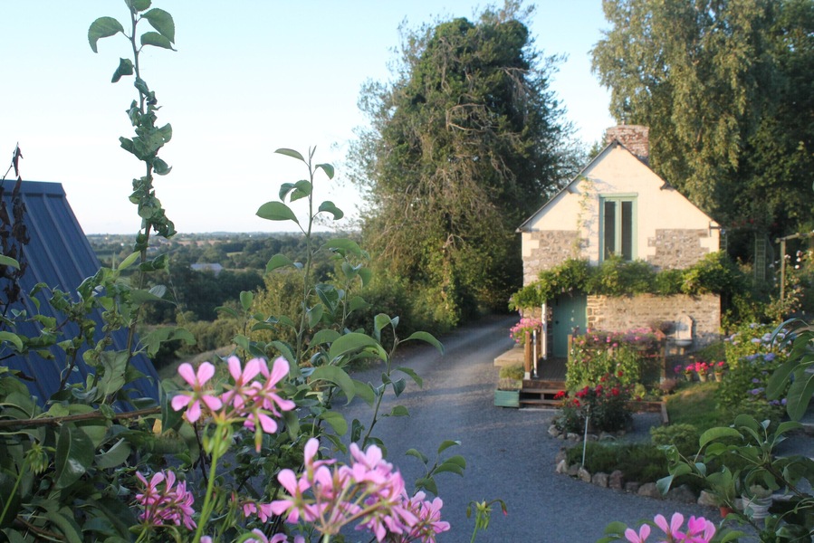 La Thiaumerie near St Lo France. This is a picture from our bedroom window looking out at the French countryside. A great little B&B run by a bilingual English couple. We used this as a base to explore the Normandy Beach area as my wife traced her father's D-day exploits.