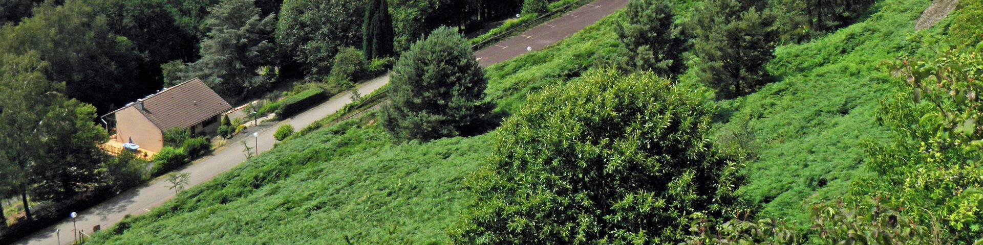 Lac de Pierre-Percée depuis Pierre-Percée (Meurthe-et-Moselle, France).