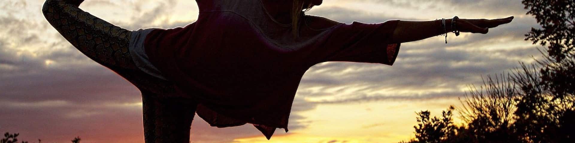 Yoga instructor after class at sunset. #raphatravel #patbailey #yogawithpb