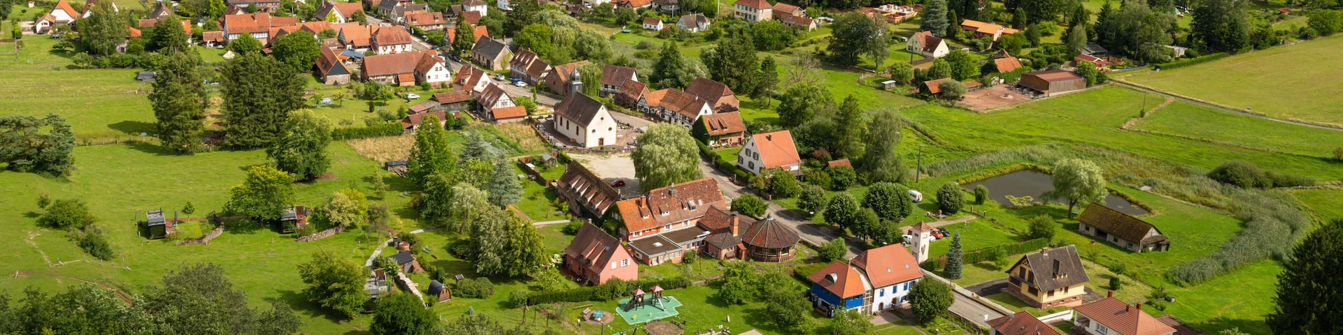 Obersteinbach in the Palatinate Forest, Vosges du Nord a nature reserve. France, Grand Est.