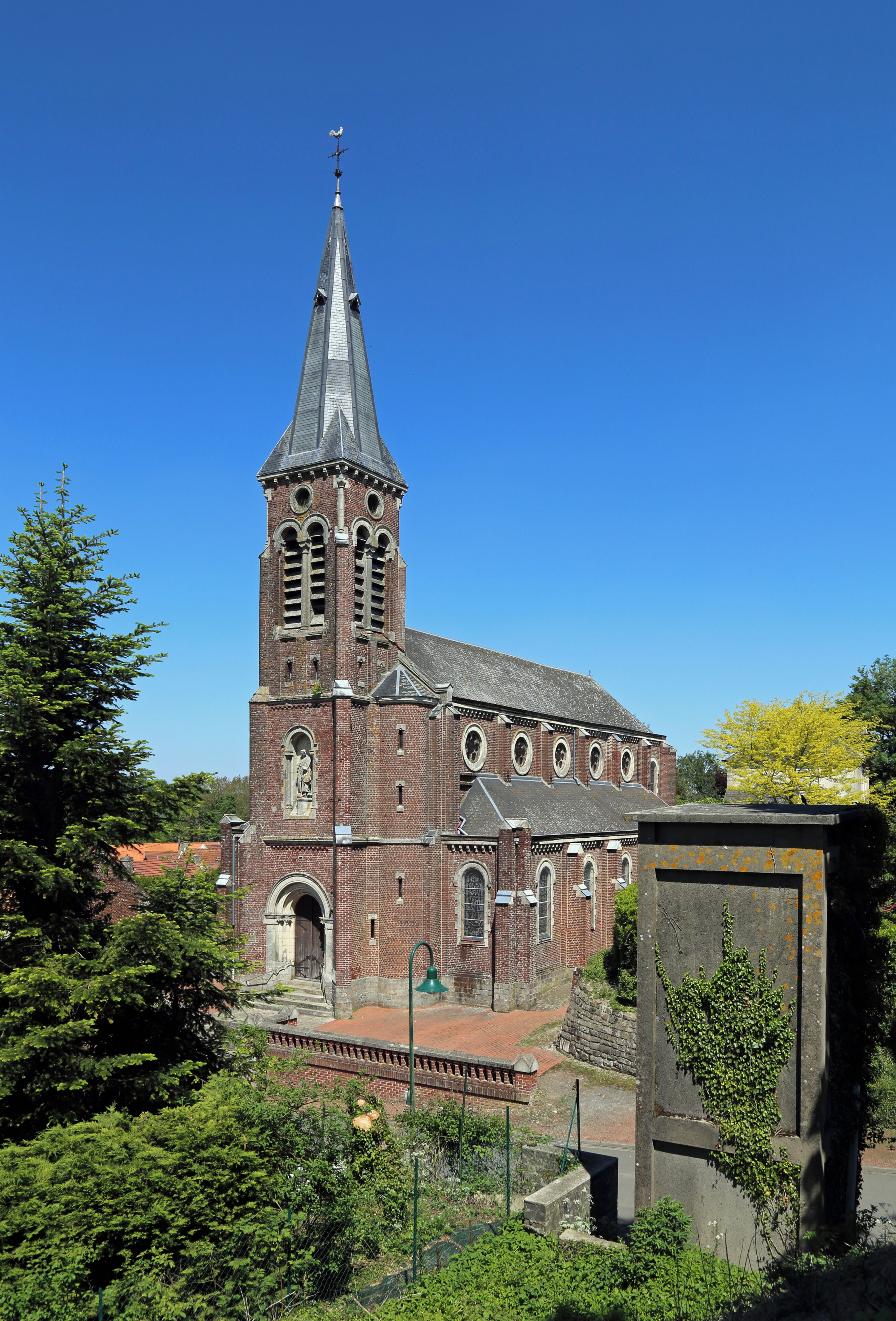 Mont-Saint-Éloi (Pas-de-Calais department, France): Saint Martin church