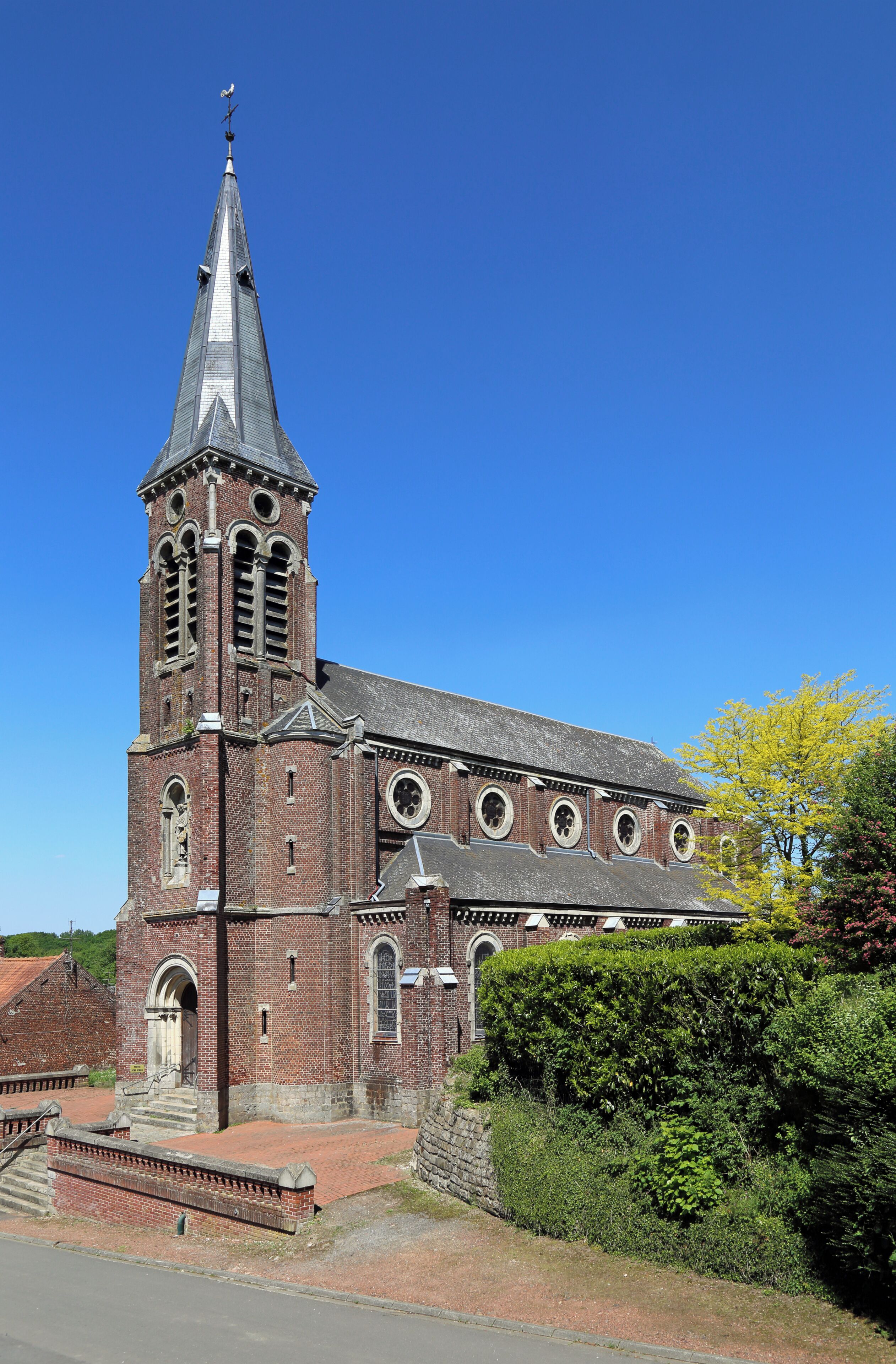 Mont-Saint-Éloi (Pas-de-Calais department, France): Saint Martin church