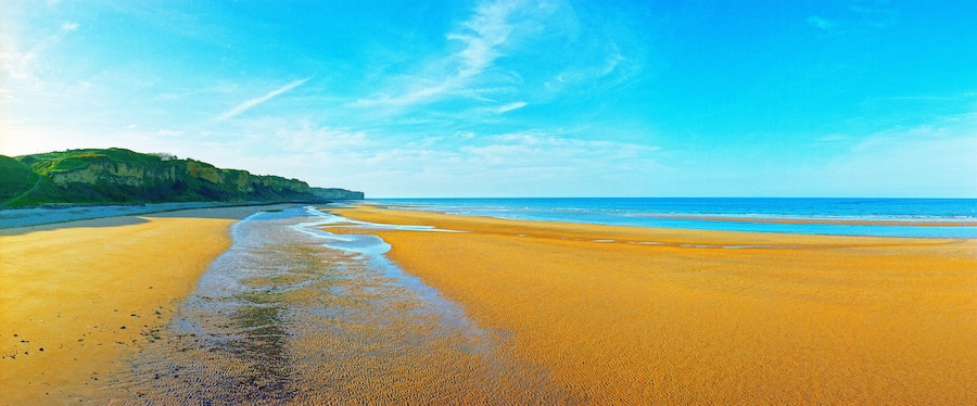 Loos tide at Omaha Beach, FRANCE