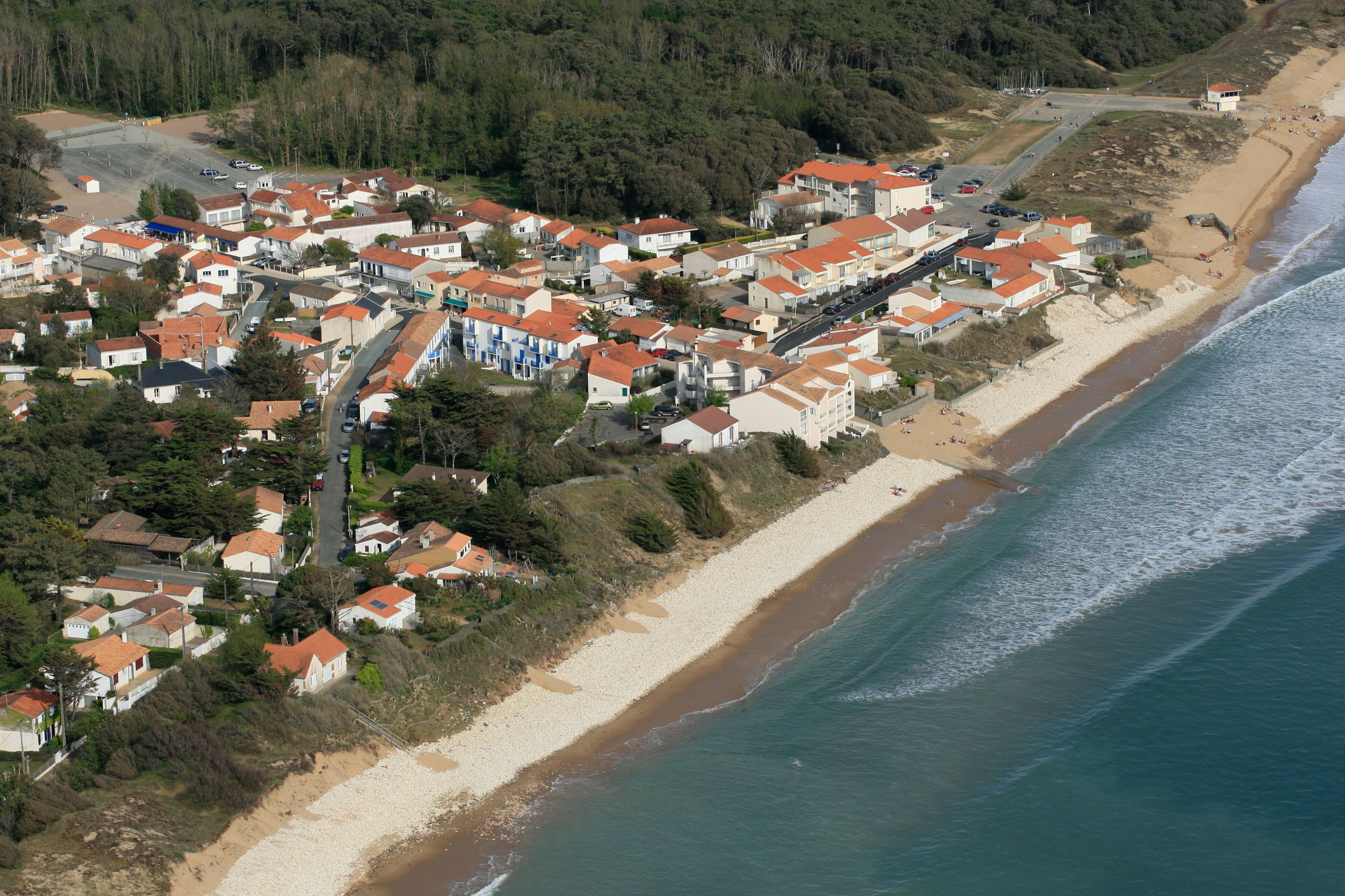Longeville-sur-Mer, plage du rocher, Vendée (85)