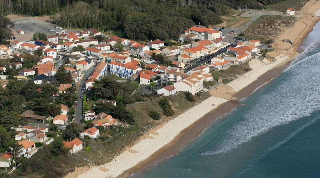 Longeville-sur-Mer, plage du rocher, Vendée (85)
