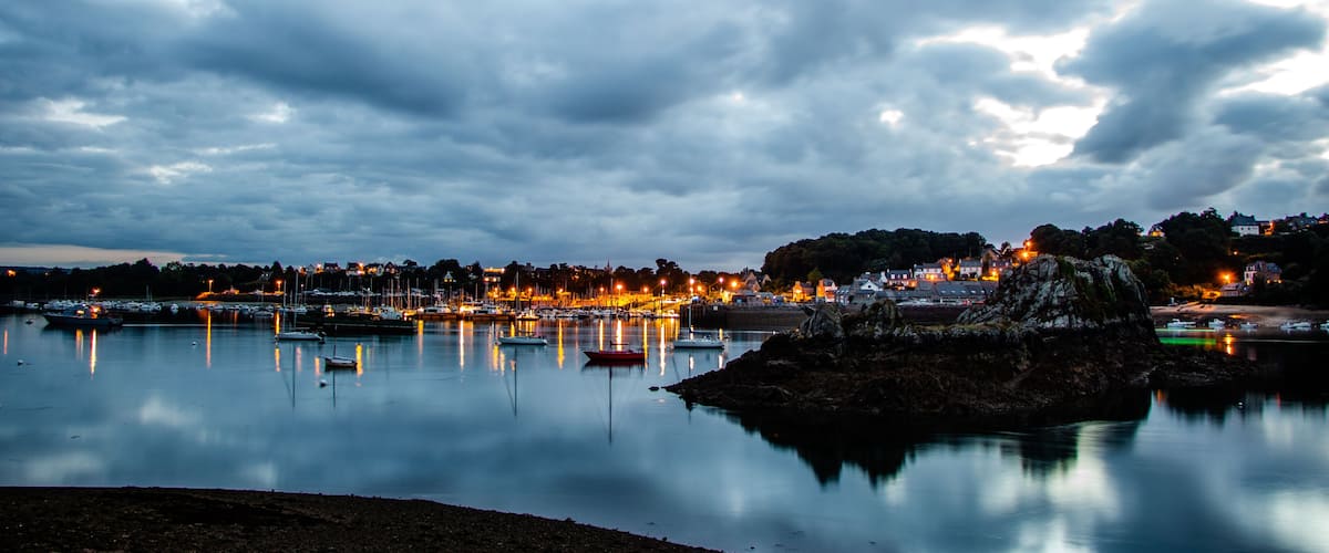 Port de Plaisance de Lézardrieux, Trieux River, Normandy, France
