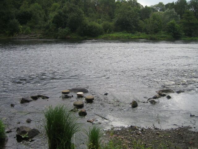 The pod -like discs that you in the river Vienne that runs along the property of Domaine de Boisbuchet are part of the many projects held in this facility. They are meant to be like stepping stones, probably to get a better angle when fishing.  