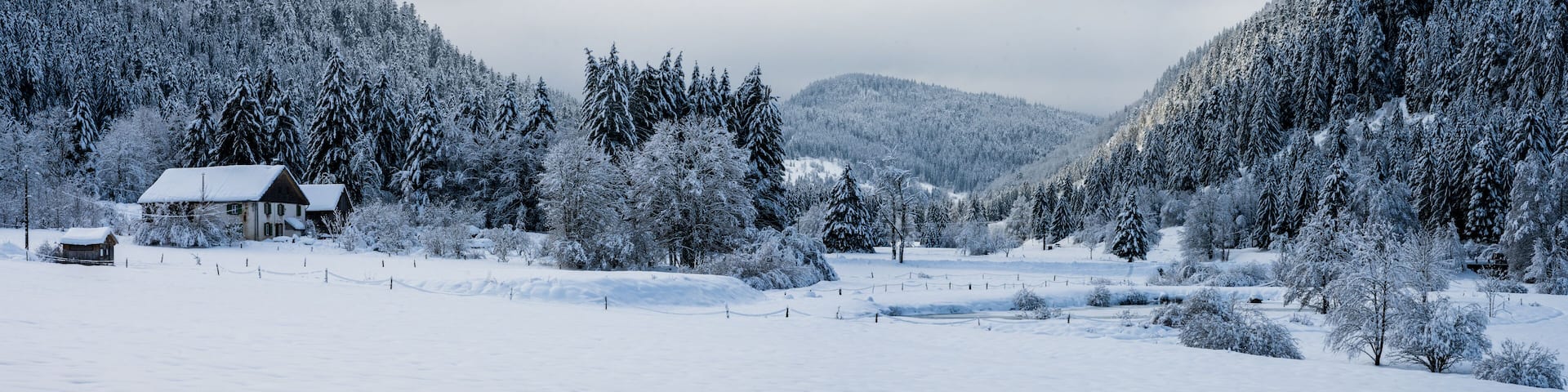 Lieu-dit Le Rudlin, dans la vallée de la Haute-Meurthe, Vosges, France