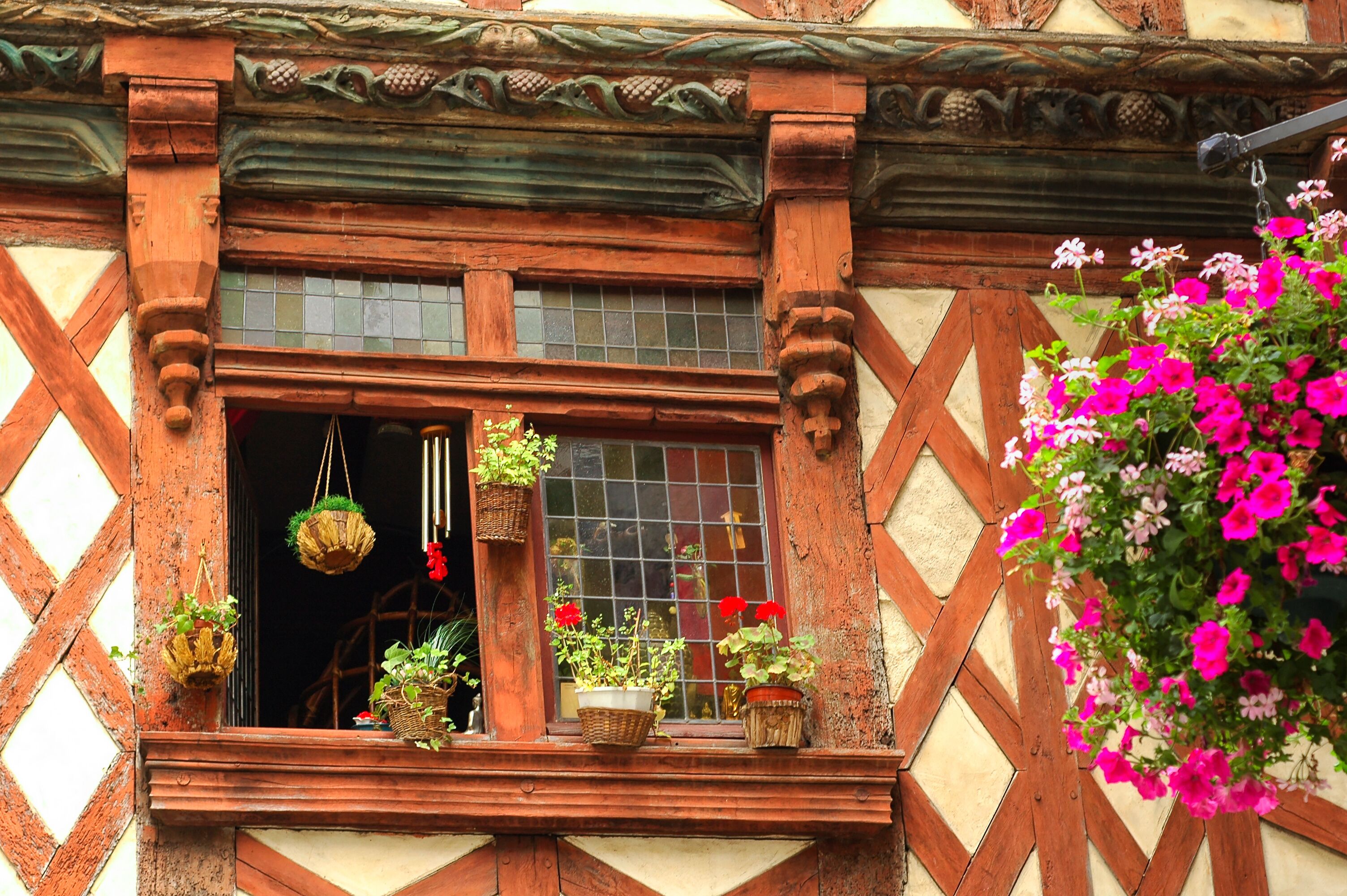Saint-Brieuc (Brittany): half-timbered house