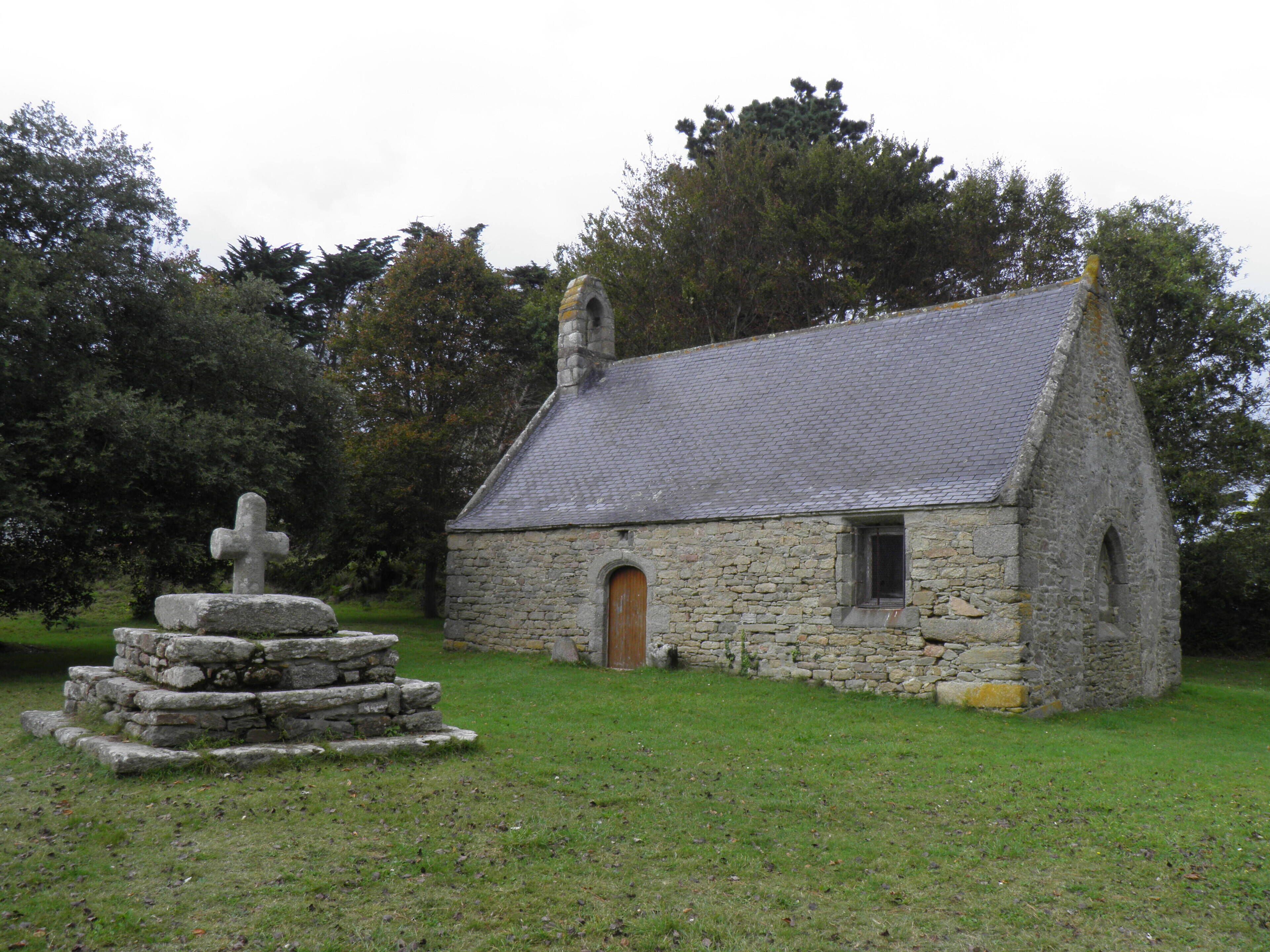 Chapelle Saint-Gonvel à Landunvez (Finistère, France).