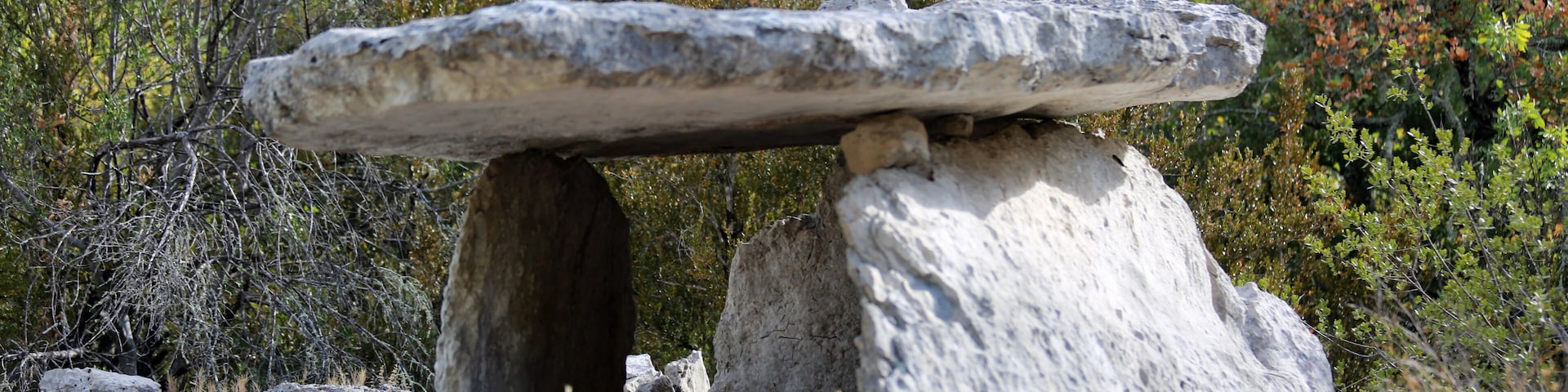 One of the two dolmens located near the Fontgraze stream.