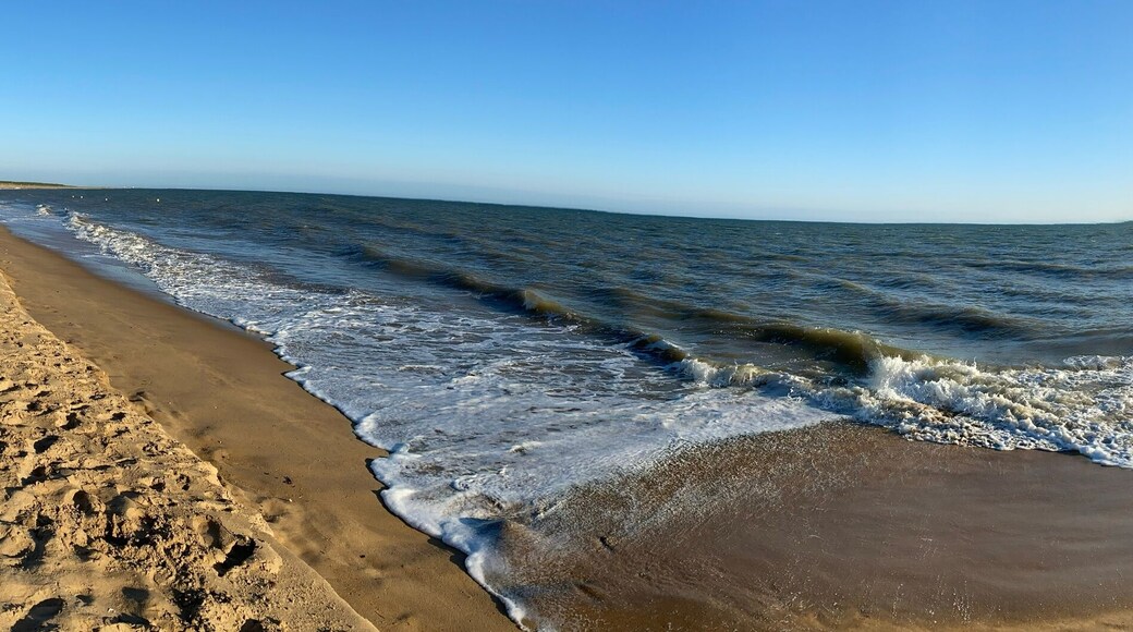 Panoramique de la faute sur mer en Vendée, pays de la Loire