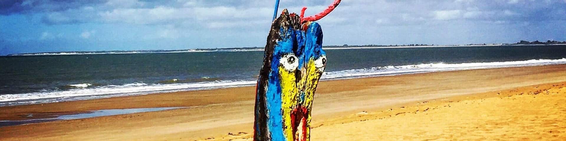 On a walk down the beach from La Faute sur Mer