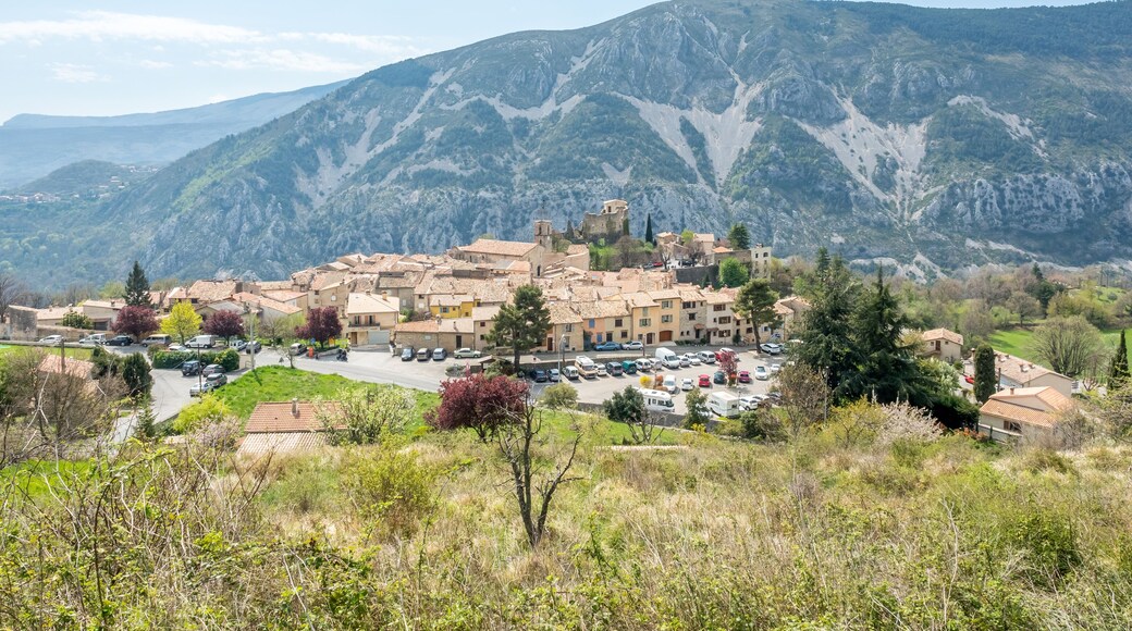 Gréolières village in France