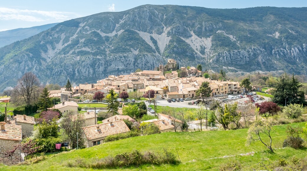Gréolières village in France