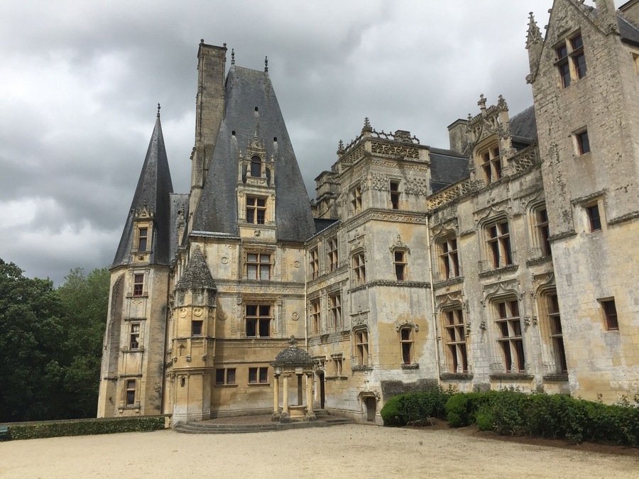 Castle is located near  Caen city. This little village is very nice everywhere the houses  are builded with white stones. The castle is a mix of several architectural. Renaissance, gothic. Interesting guided tour. 
Entrance 8€50
