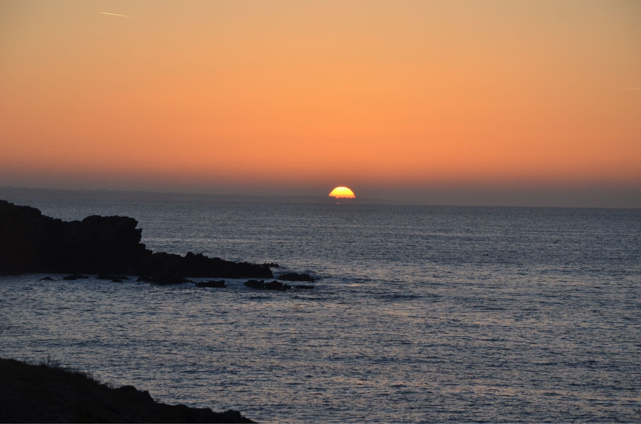 Morning sunrise in the Bretagne