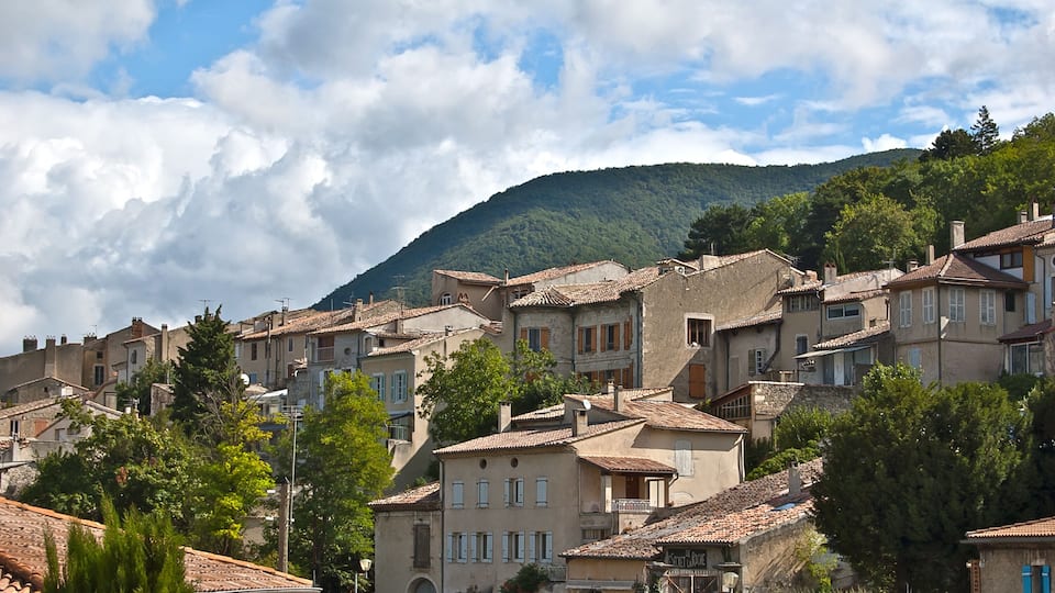 Village provençal de Dieulefit en France