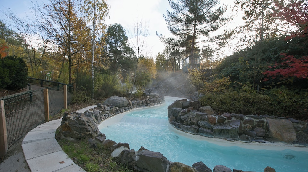 Parcours extérieur de la "Rivière sauvage" de l'Aqua Mundo du Center Parcs "Les Hauts de Bruyères" / Chaumont-sur-Tharonne - Loir-et-Cher - France