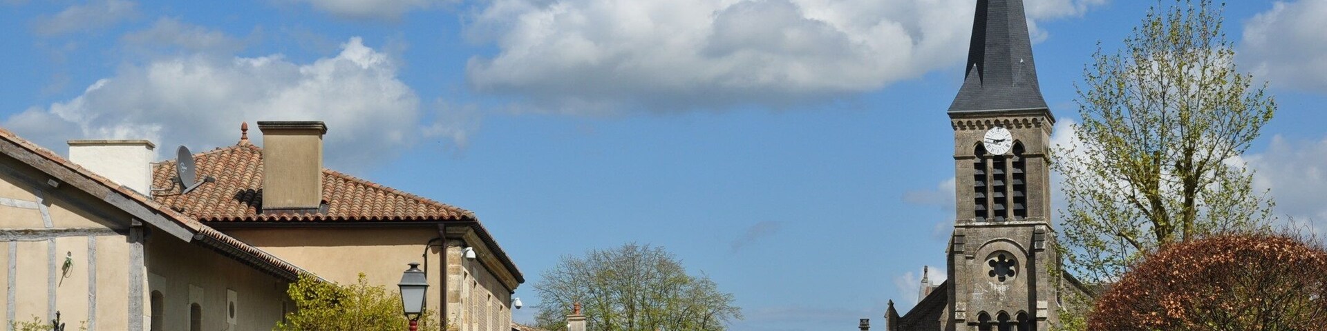 The Grande Rue in Beaulieu-en-Argonne (canton Seuil-d'Argonne, Meuse department, Lorraine region, France).