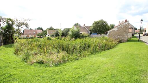 Wash house in Longchêne hamlet in Bullion, Yvelines, France.