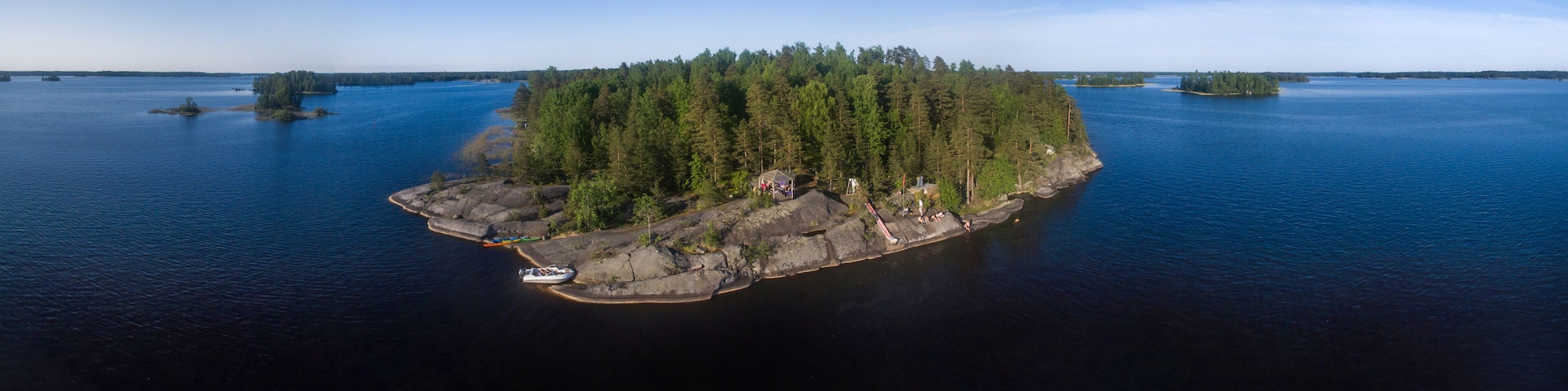 Aerial Karelia view, Russia