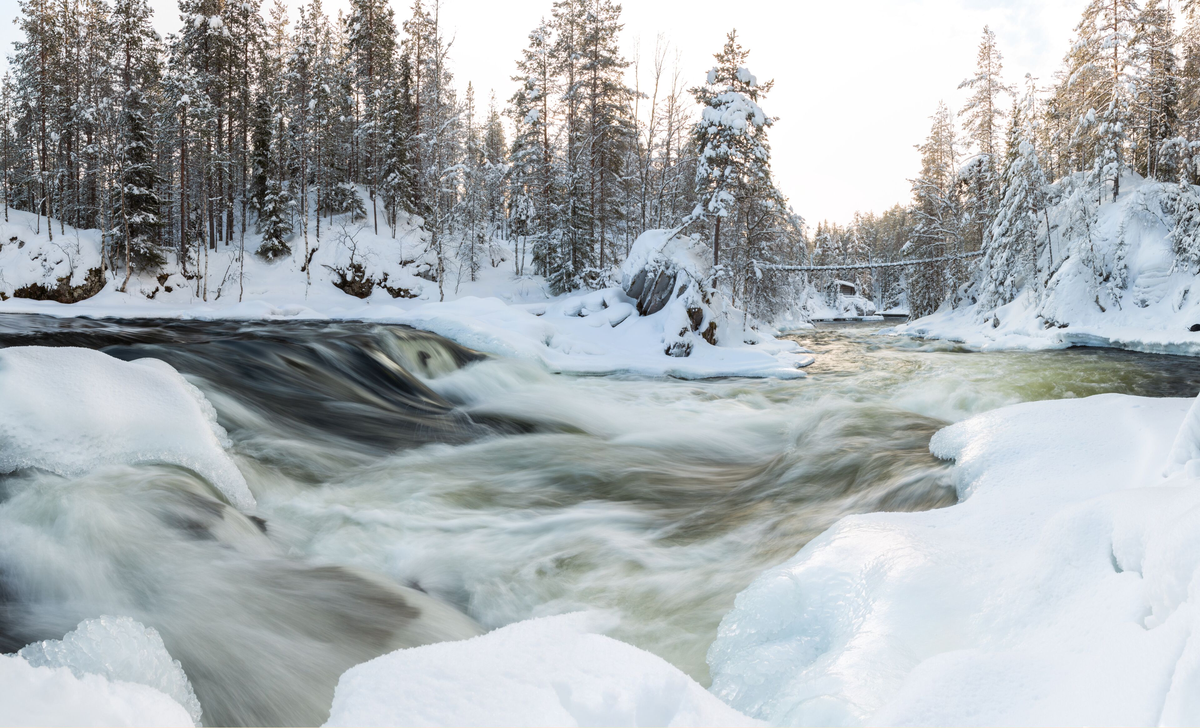 Myllykoski rapids,  Juuma, Oulankajoki National Park, Kuusamo, Finland