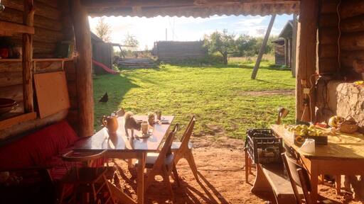 Home for the next few days. Beautiful countryside Estonia.