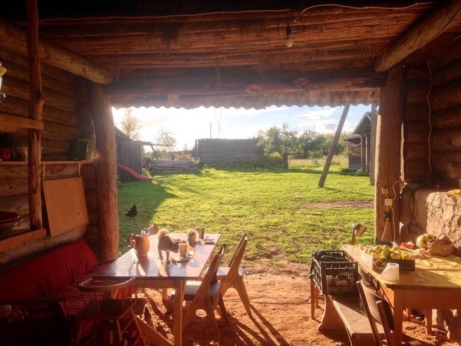 Home for the next few days. Beautiful countryside Estonia.