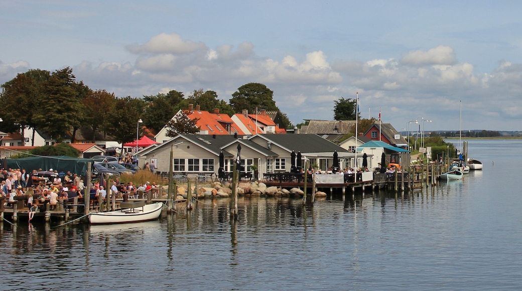 Fish restaurants in Karrebaeksminde, Naestved.
