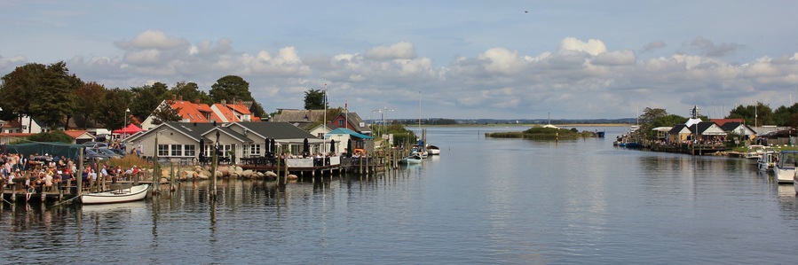 Fish restaurants in Karrebaeksminde, Naestved.