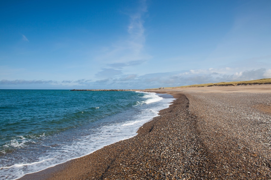 On the beach in Agger, Denmark.