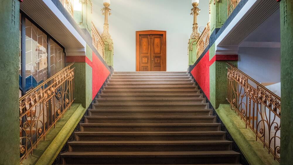 Here is a little unusual photo from me, but with a lot's of meaning. I was visiting the place I spend a big part of my childhood called - Resort KlĂĄĆĄter Ćœeliv. This town has a very famous church and monastery listed in UNESCO which use to be a care home and hospital back in the days. It is now going through big refurbishment and it's once again returning to its former glory. I was super happy to see some of the interiors and here is one of my favourite photos. I cannot wait to see it once it's done.