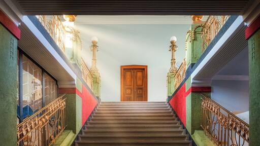 Here is a little unusual photo from me, but with a lot's of meaning. I was visiting the place I spend a big part of my childhood called - Resort Klášter Želiv. This town has a very famous church and monastery listed in UNESCO which use to be a care home and hospital back in the days. It is now going through big refurbishment and it's once again returning to its former glory. I was super happy to see some of the interiors and here is one of my favourite photos. I cannot wait to see it once it's done.